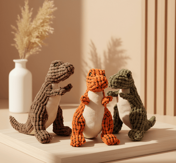 Dino Plush Squeaky Toy - Paw Société