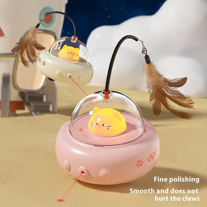 Smart Feather Teaser – USB Rechargeable - Paw Société